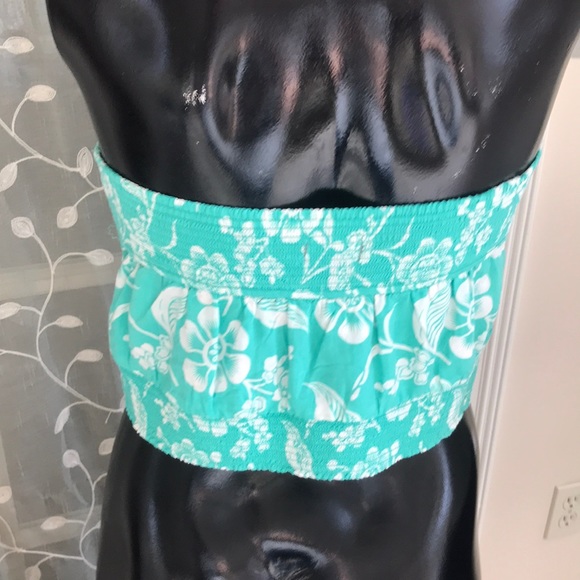 Cotton flannel shirt with bandeau top - Picture 5 of 5